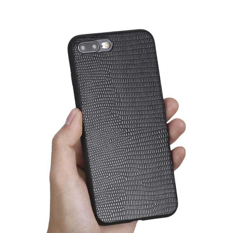 Lizard Texture Leather iPhone Case