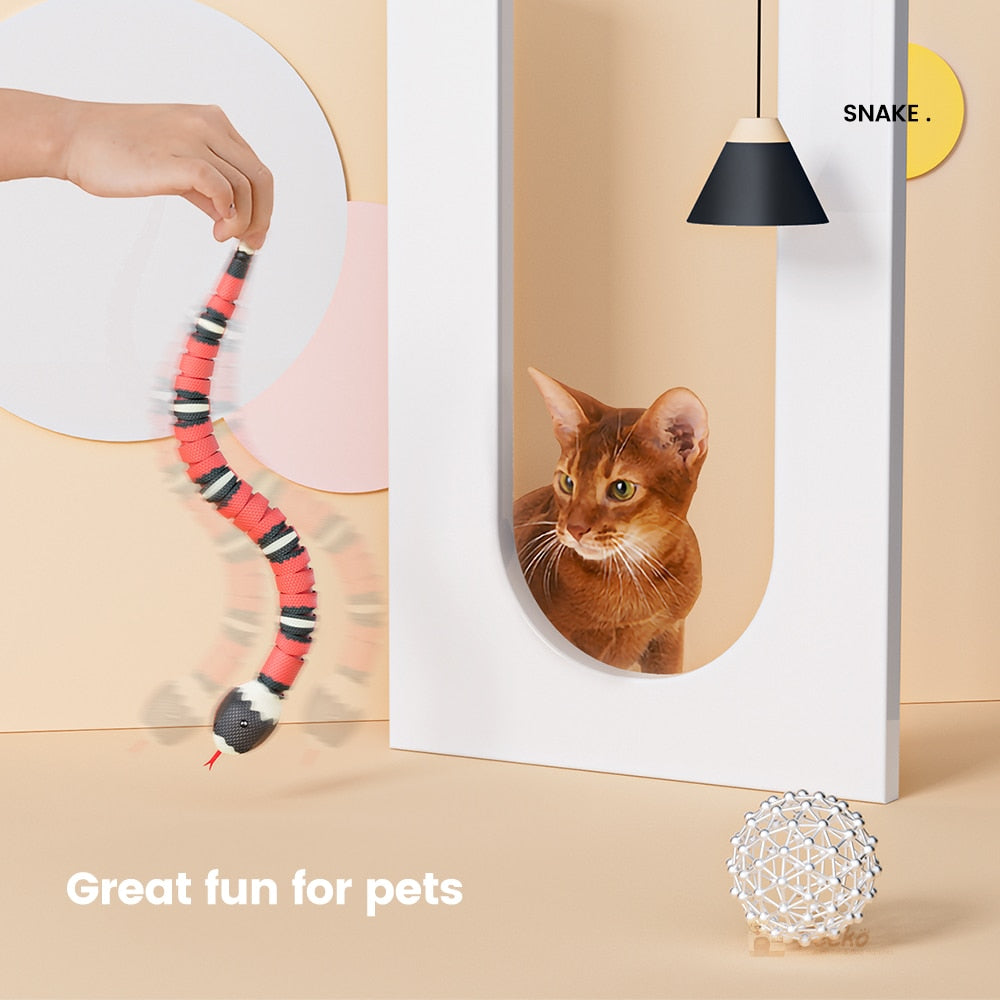 Smart Sensing Snake Interactive Cat Toy