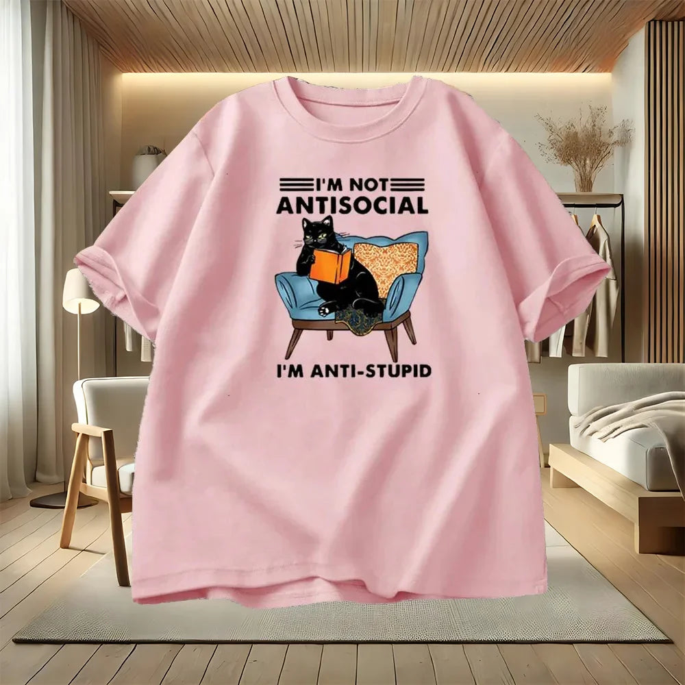 I am Not Antisocial Funny T-Shirt