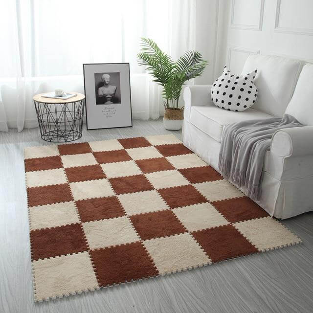 DIY Nordic Easy Puzzle Floor Mat Carpet