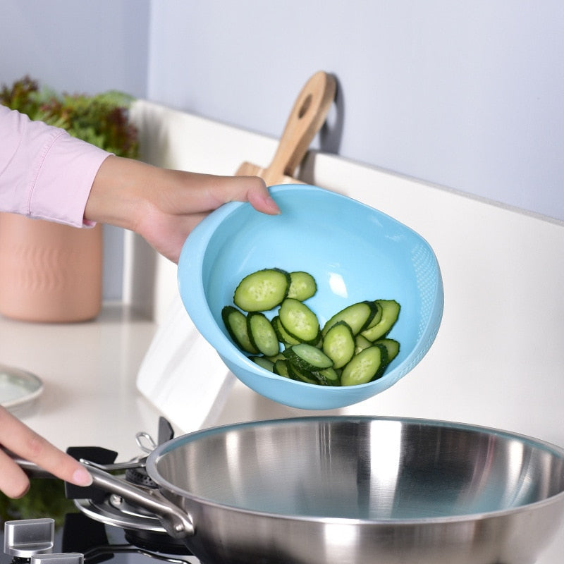 2in1 Easy Rice Drainer Basket