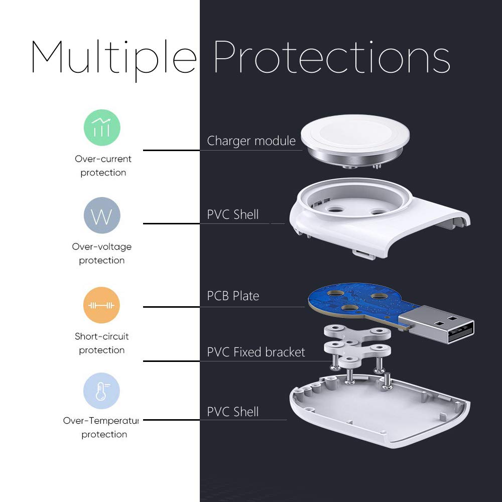 USB Apple Watch Wireless Charger Dock