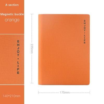 High-grade Pastel Leather Surface Business Notebook