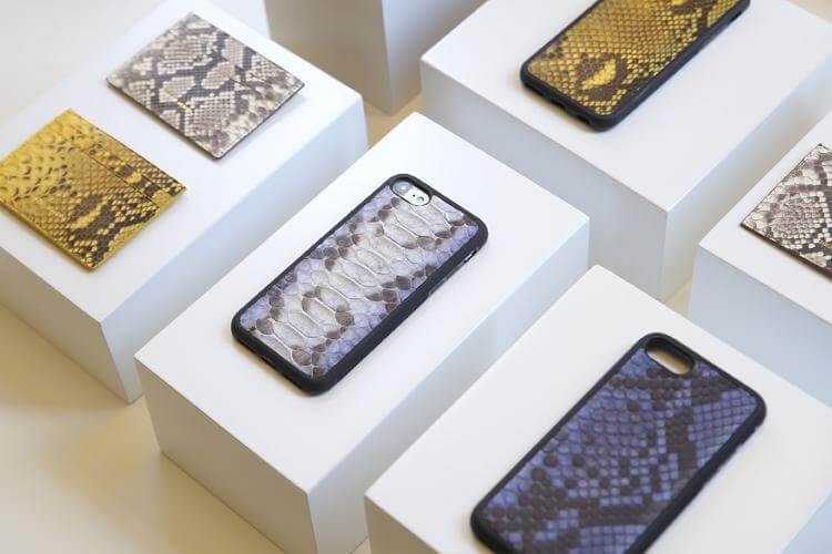 Luxury Real Python Skin Iphone Cases X