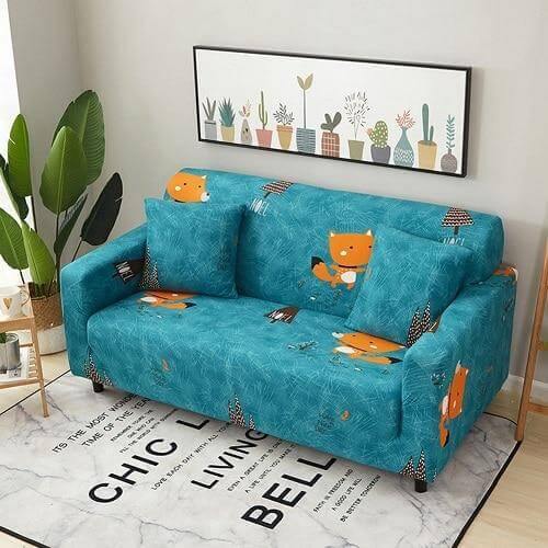 Universal Modern Colorful Cute Loveseat Sofa Covers