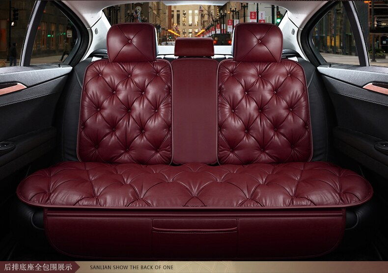 Luxurious Ride Leather Car Seat Cover