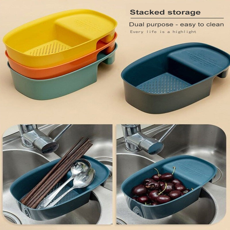 Collapsible Sink Drain Basket