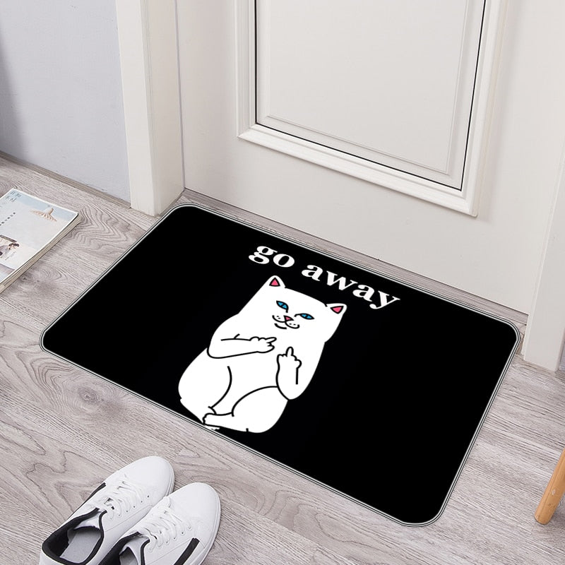 Please Go Away Washable Funny Non-Slip Doormat