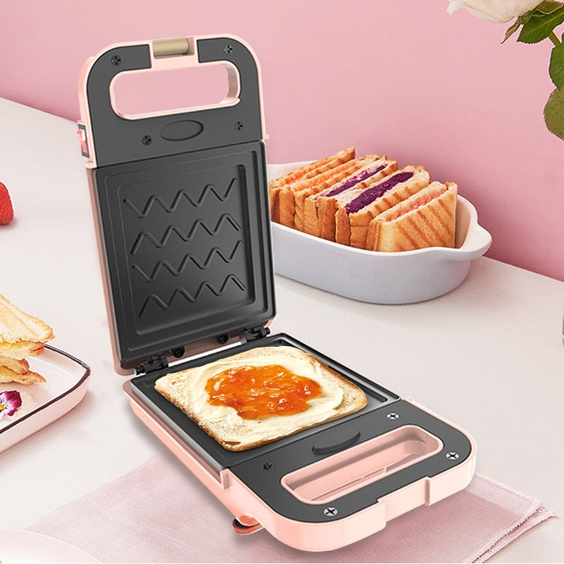 Electric Sandwich Toaster Waffle Maker