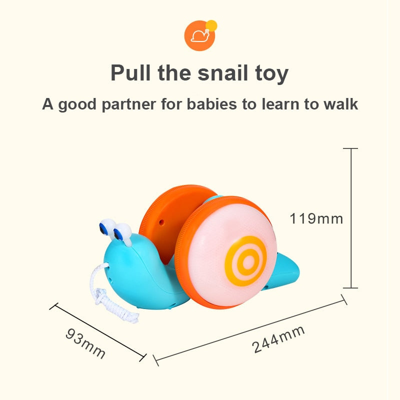 Interactive Early Learning Kids Snail Toy