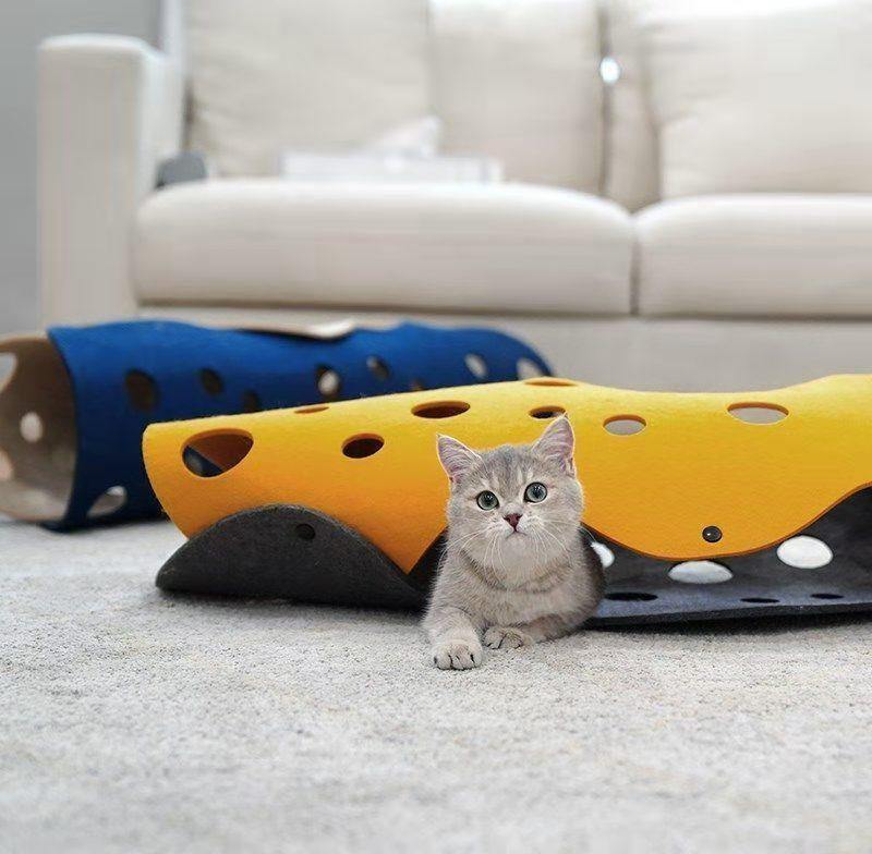 Foldable Cat Multi Tunnel Interactive Toy