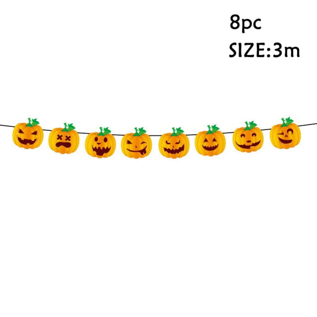 LED Scary Pumpkin Halloween Candle Light