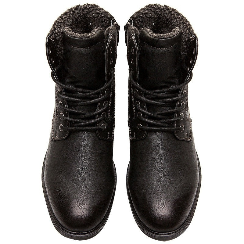 Fashion Vintage Style Male Winter Boots