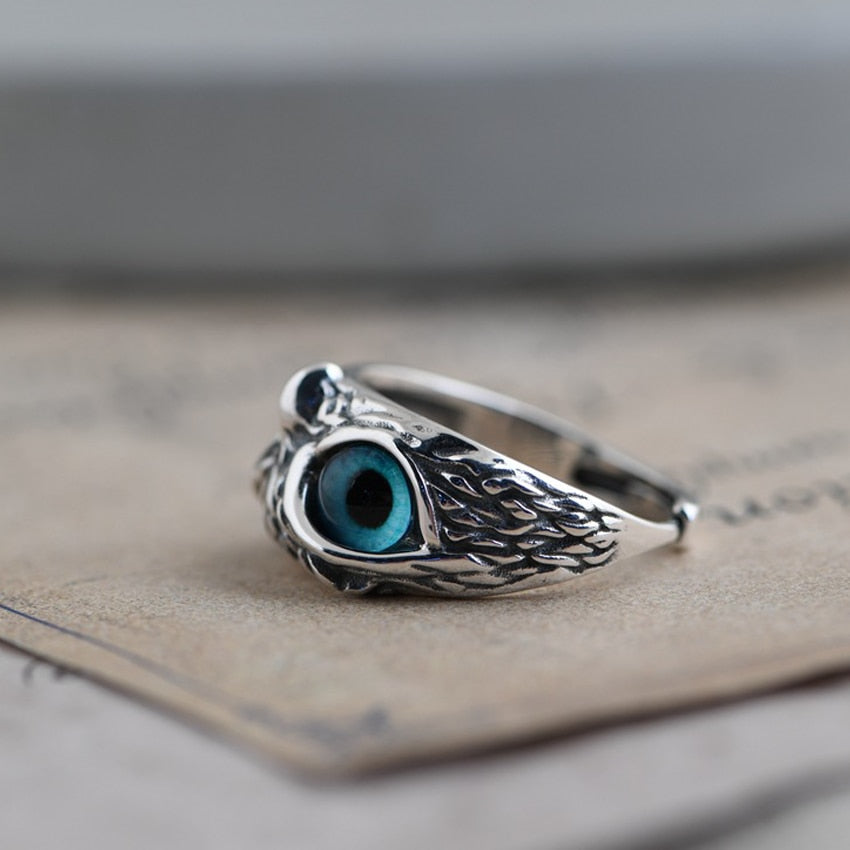 Vintage Punk Owl Ring