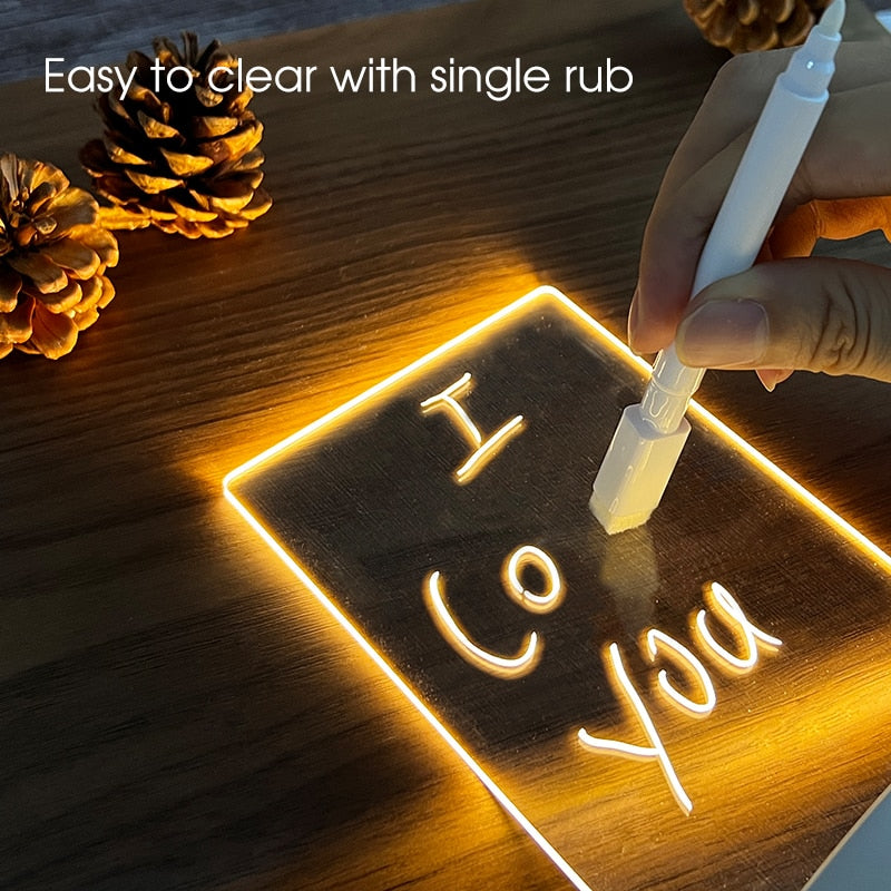 Creative Note Board Led Table Lamp