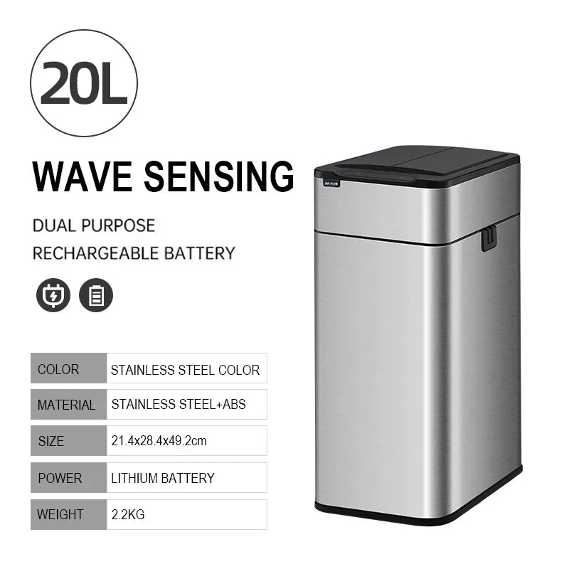 Smart Stainless Steel Automatic Sensor Trash Bin