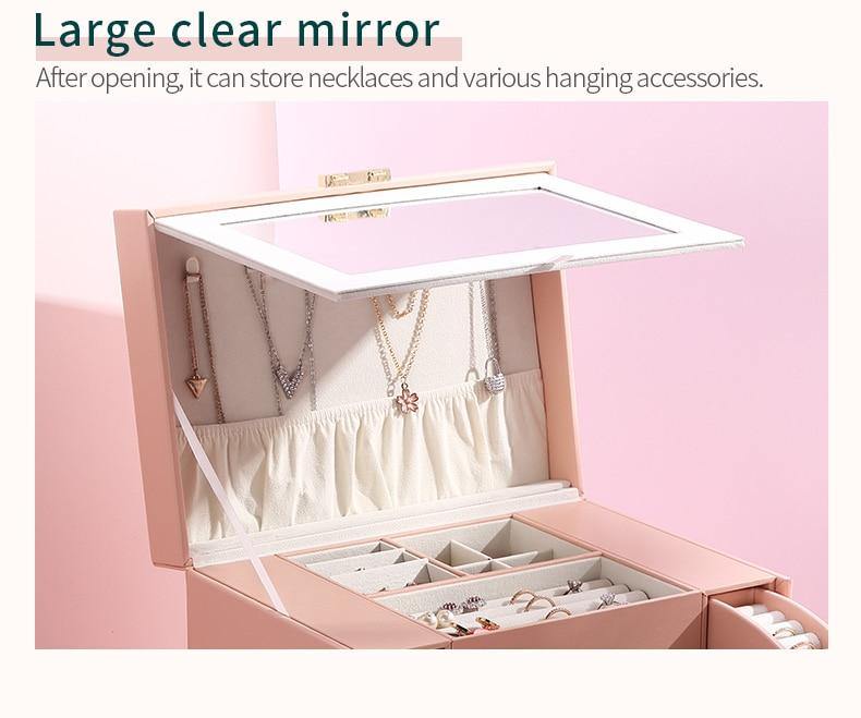 Luxury Large Jewelry Storage Drawer Box