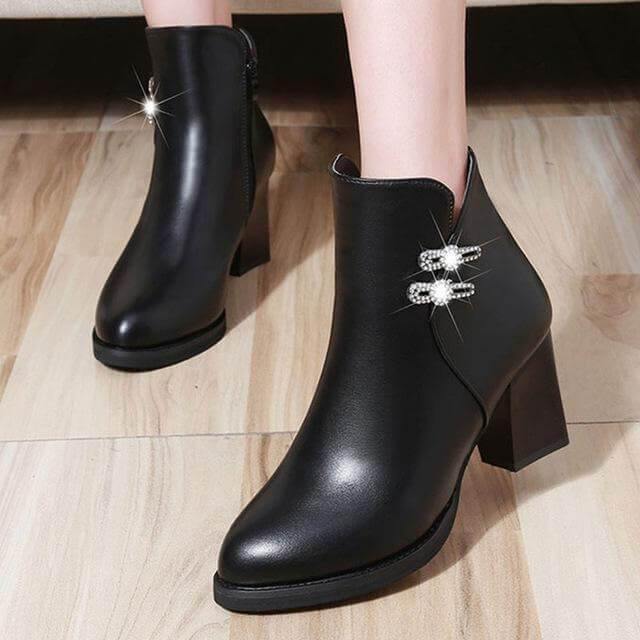 Stylish Fashion Pure High Heels Boots