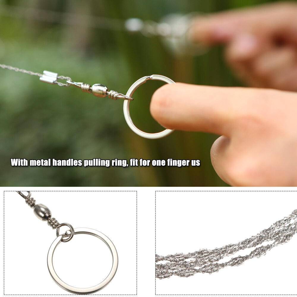 Emergency Survival Stainless Steel Wire Saw