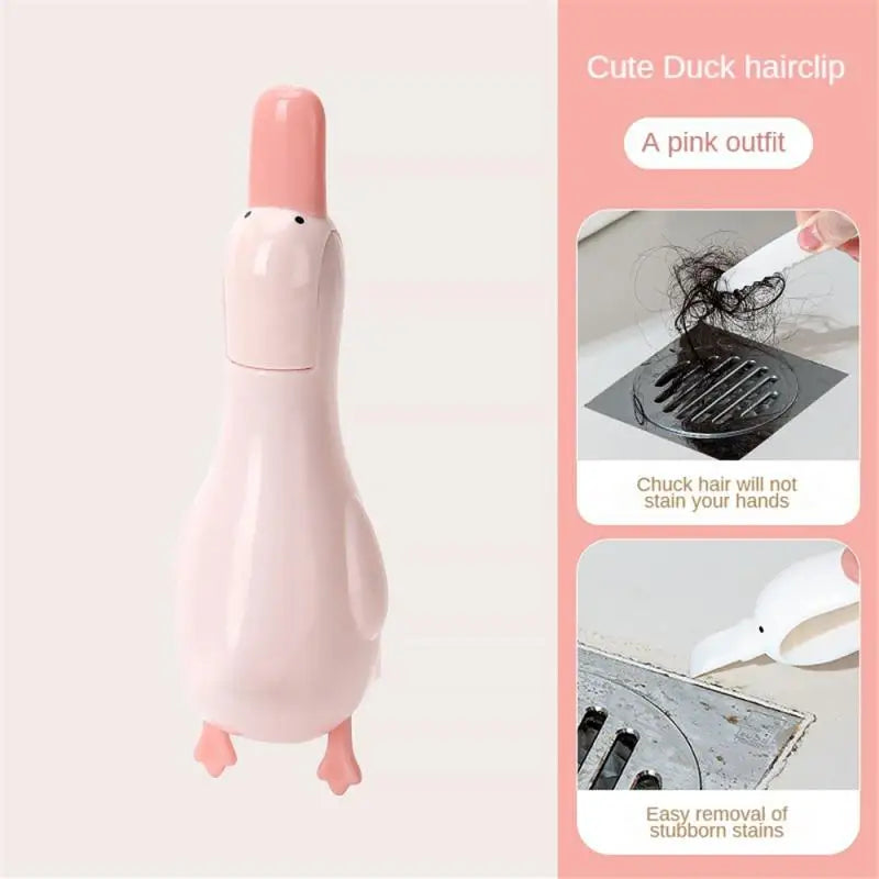 Cute Duck Wall-Mounted Hair Pickup Clip