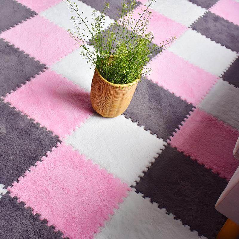 DIY Nordic Easy Puzzle Floor Mat Carpet