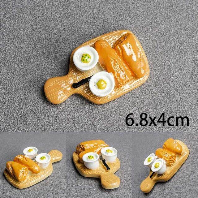 3D Creative Food Magnets