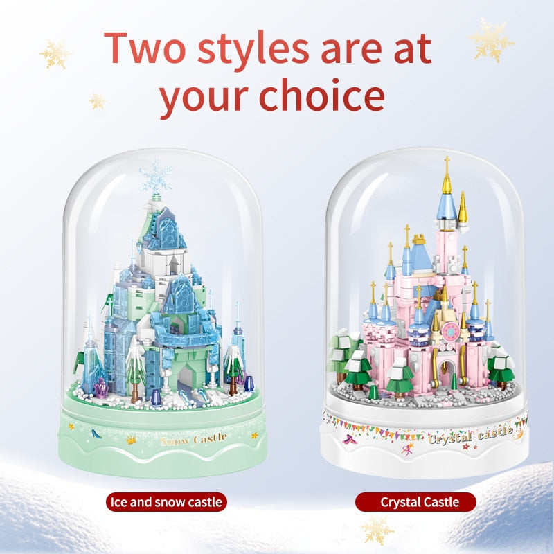 Royal Architecture Cartoon Castle Music Box