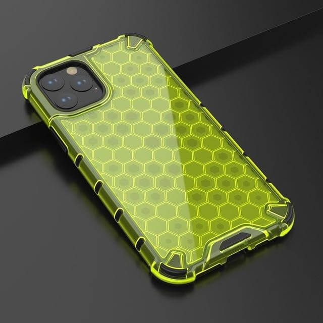 Honeycomb Clear Shockproof iPhone 11 Cases