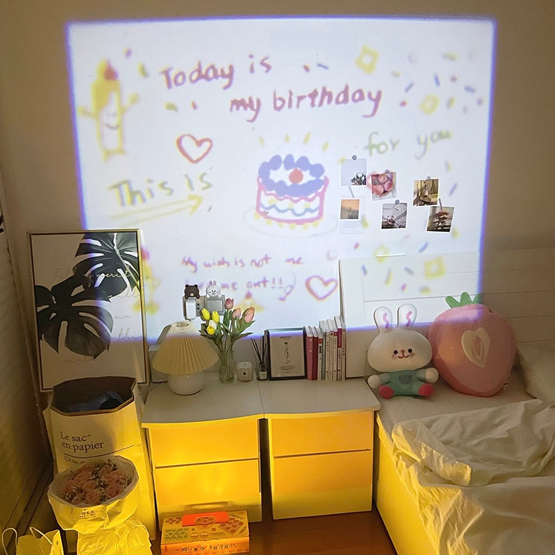 Happy Birthday Party Projector