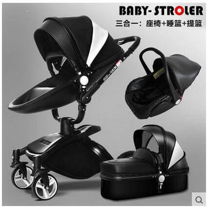 European Luxury Baby Stroller 2 and 3 pcs