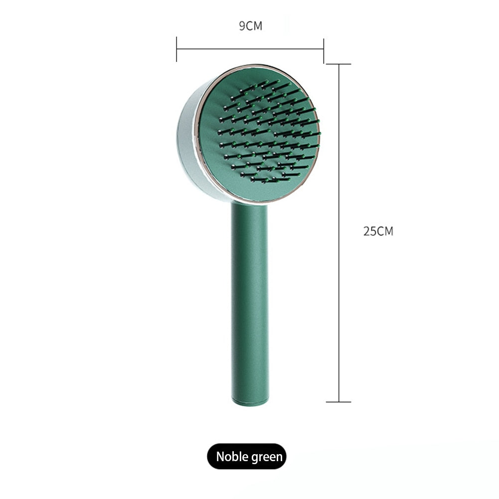 Anti-Static Self Cleaning Hair Brush