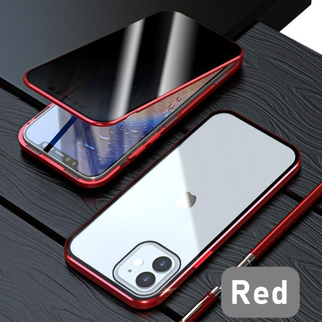 Magnetic Protective Anti-Spy iPhone Case