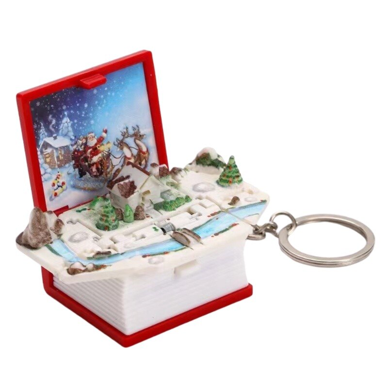 Santa Secret Spell Keychain