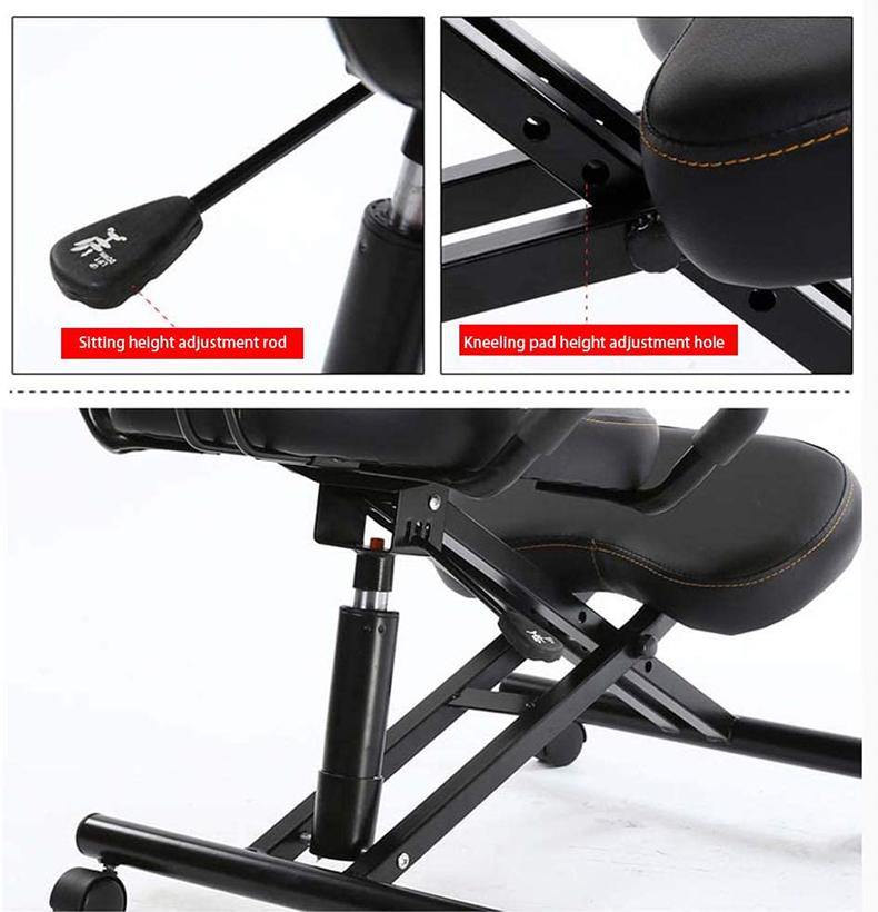 Ergonomic Height Adjustable Knee Support Chair