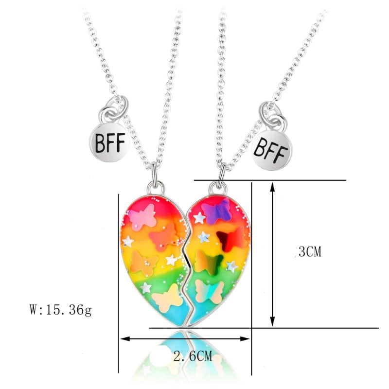 Magnetic Lovely Couples Pendant Necklace