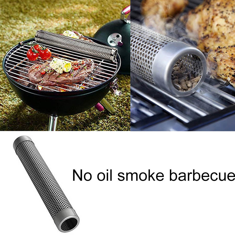 Stainless Steel BBQ Smoking Mesh Pipe