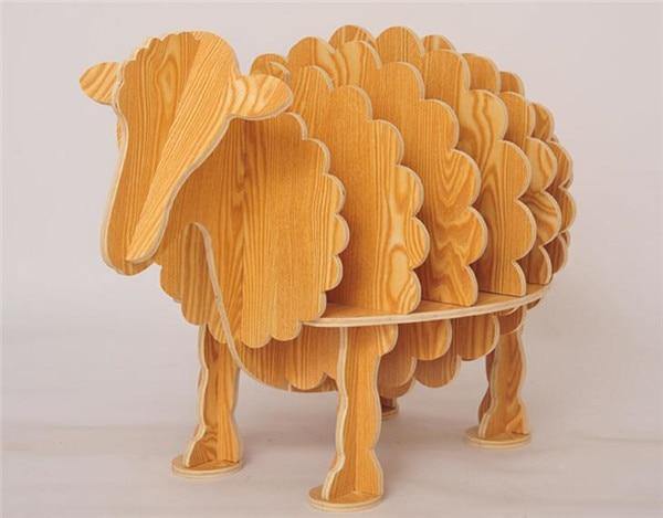 Creative Decorative Sheep Shaped BookCase