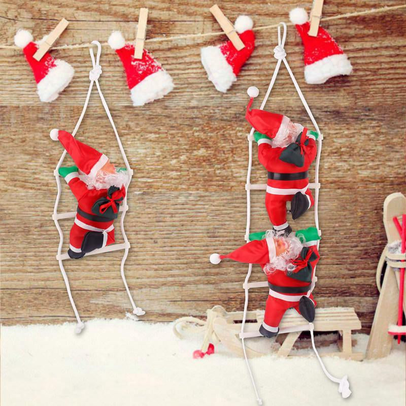 Christmas Santa Claus Doll Pendant Ladder