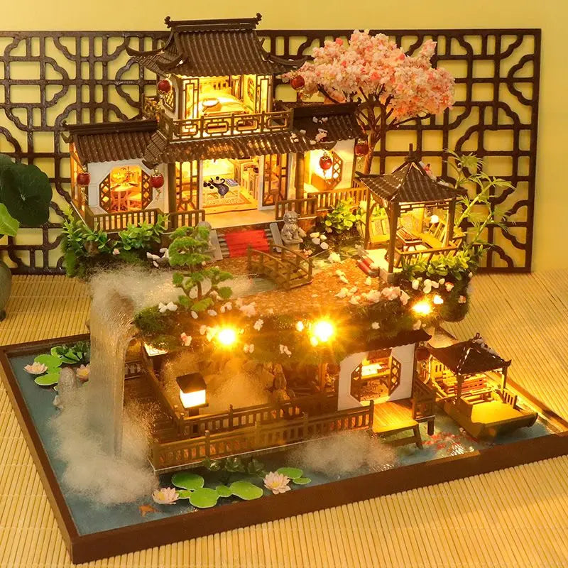 DIY Wooden Chinese Ancient Casa Miniature Building Kit