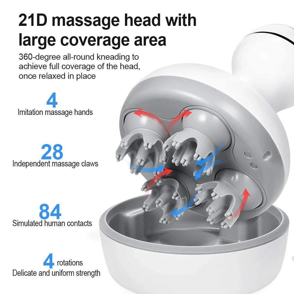 Wireless Relax Head Scalp Massager