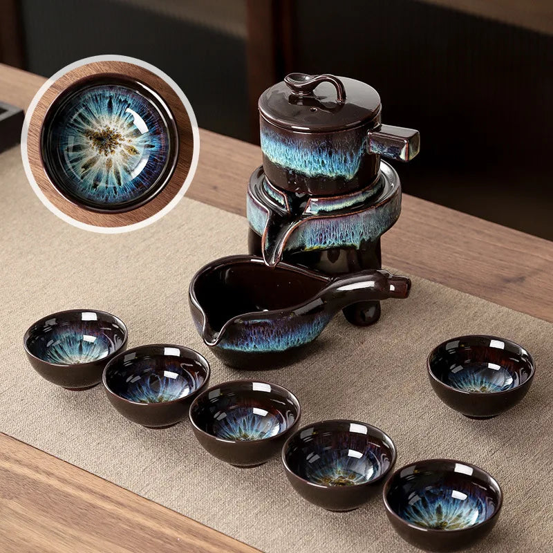 Mystic Sip Kung-Fu Ceramic Tea Set