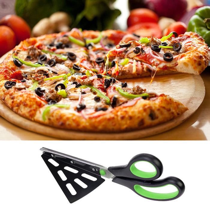 Pizza Slicer Spatula Scissor