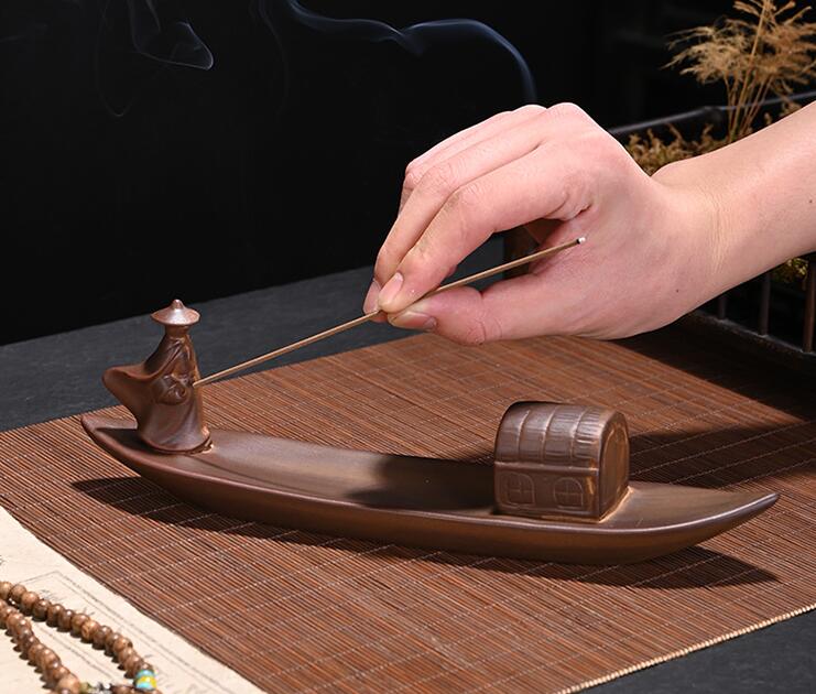 Wooden Zen Incense Holder