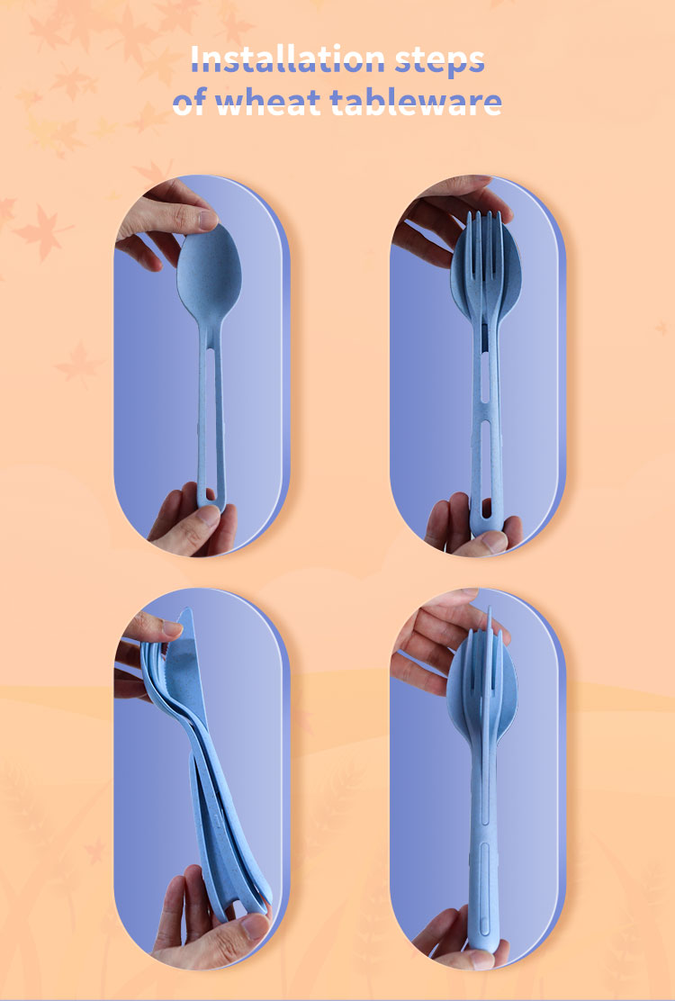 Portable All-in-one Travel Cutlery Set