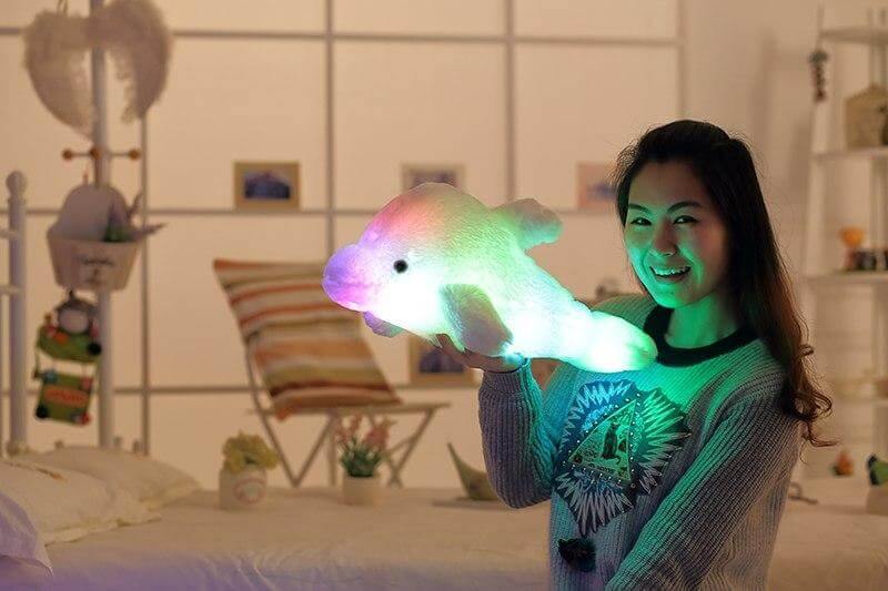 Creative Luminous Light-up Plush Dolphin