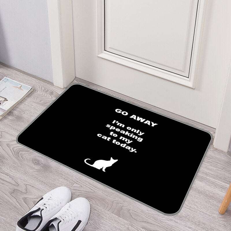 Please Go Away Washable Funny Non-Slip Doormat