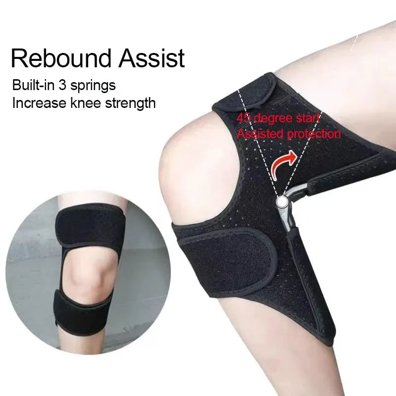 Adjustable Spring Loaded Power Knee Stabilizer Pad