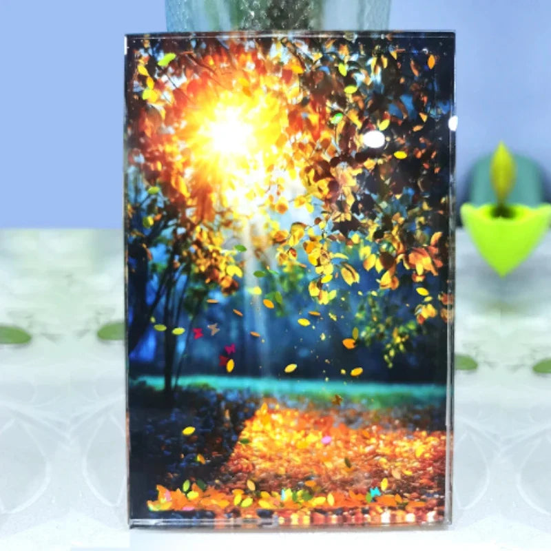 Dynamic Early Morning Bamboo Forest Acrylic Decors