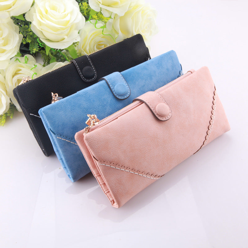 Retro Matte Leather Women Purses