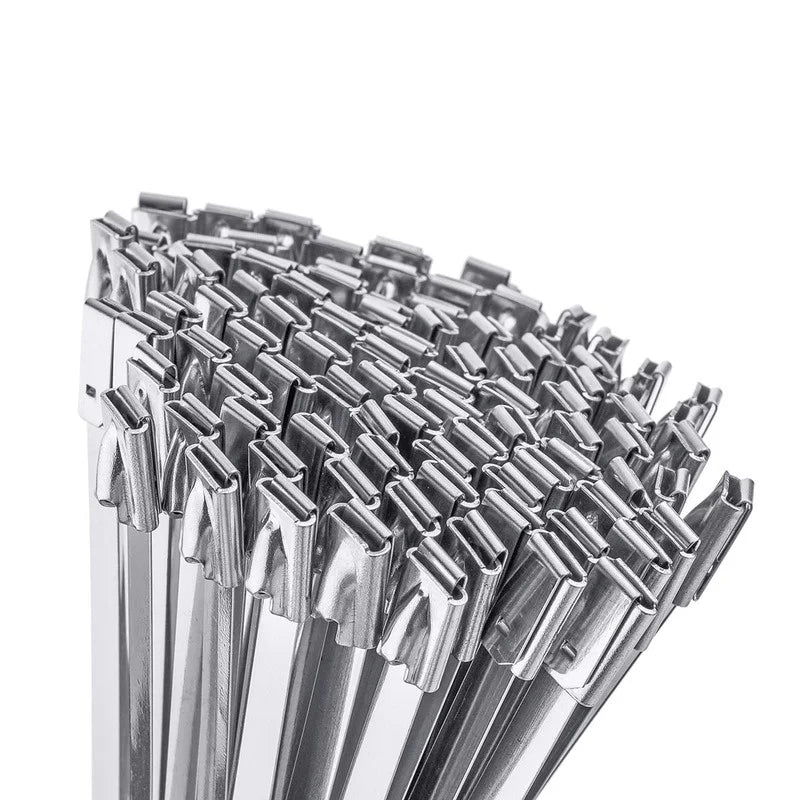 Heavy-Duty Stainless Steel Cable Zip Ties